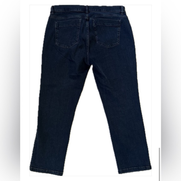 DL1961 Mara Straight Mid Rise Instasculpt Ankle Jeans Seacliff 33 - Picture 2 of 7